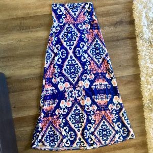 Printed Maxi Skirt